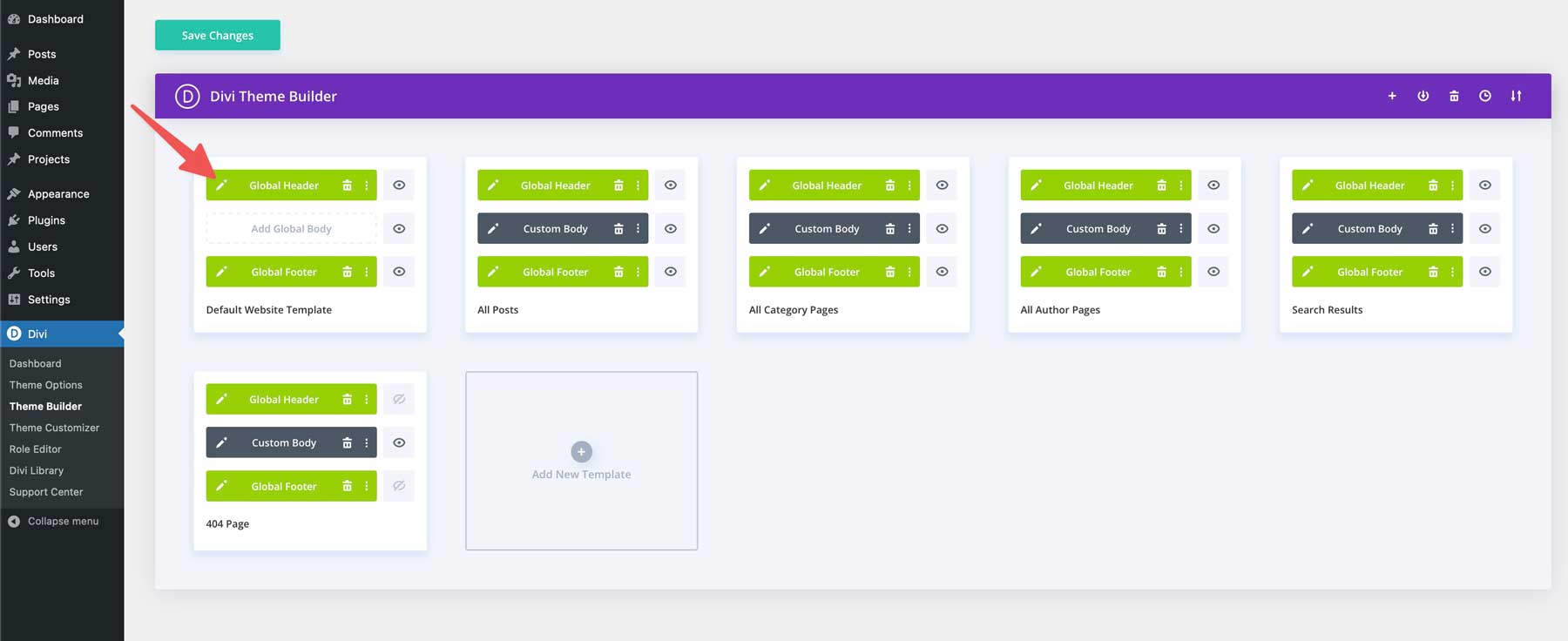 Furniture starter site for Divi